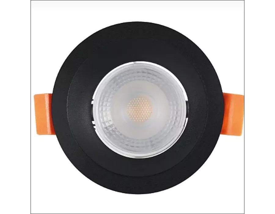 SPOT RECUADO 6W BIVOLT LED 4.100K PRETO BLUMENAU