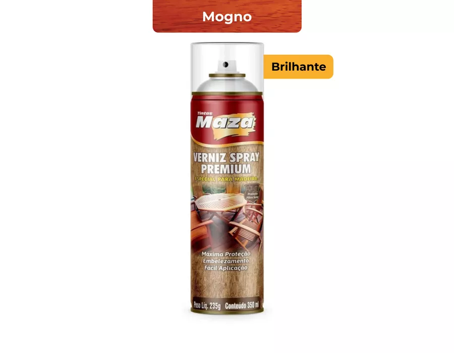 SPRAY VERNIZ MOGNO 235G MAZA