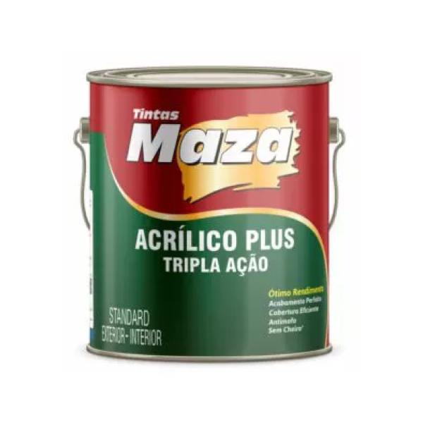 TINTA ACRÍLICA PLUS SEMIBRILHO GELO 3,6L