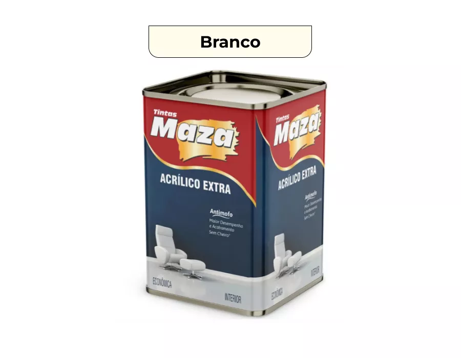 TINTA ACRÍLICO EXTRA BRANCO 18L MAZA