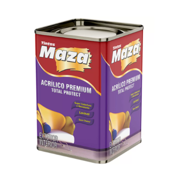 TINTA ACRÍLICO PREMIUM ACETINADO BRANCO 18L MAZA