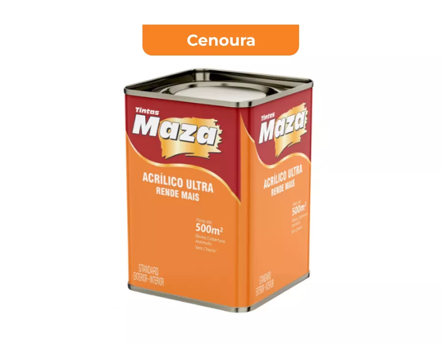 TINTA ACRÍLICO ULTRA CENOURA 18L MAZA