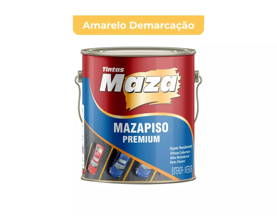 TINTA SUPER PISO PREMIUM AMARELO DEMARCACAO 3,6L MAZA