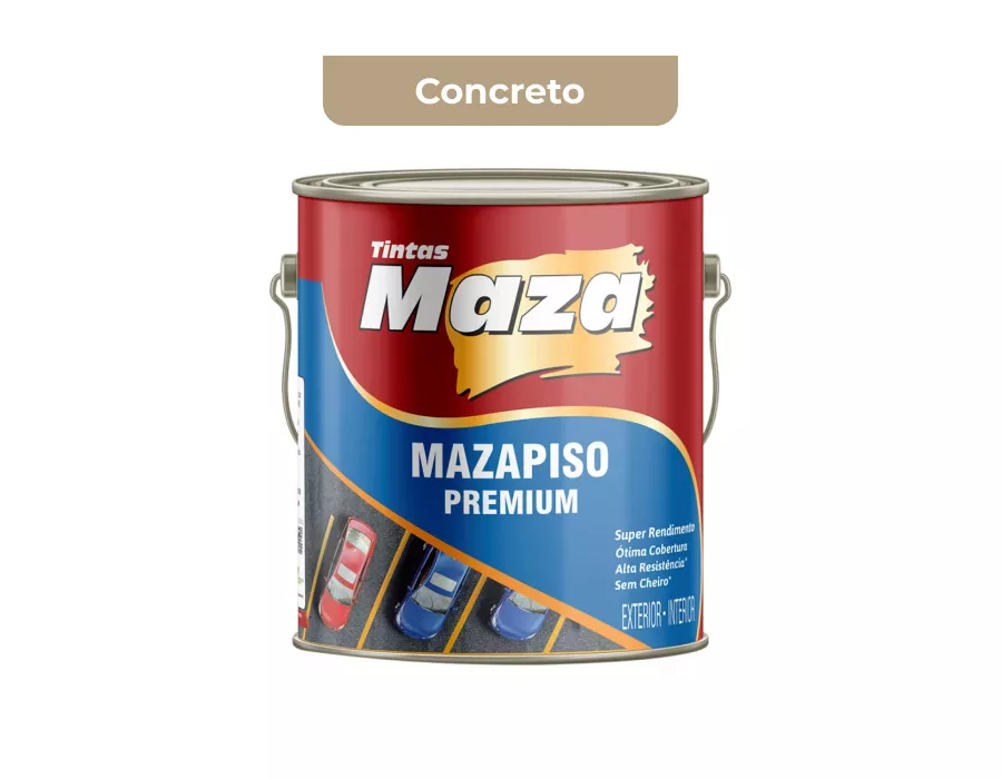 TINTA SUPER PISO PREMIUM CONCRETO 3,6L MAZA