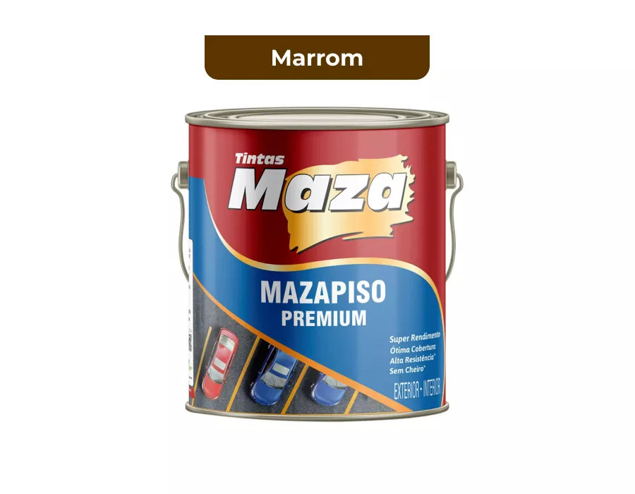 TINTA SUPER PISO PREMIUM MARROM 3,6L MAZA